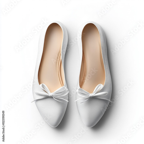 Ballet Slippers Isolated