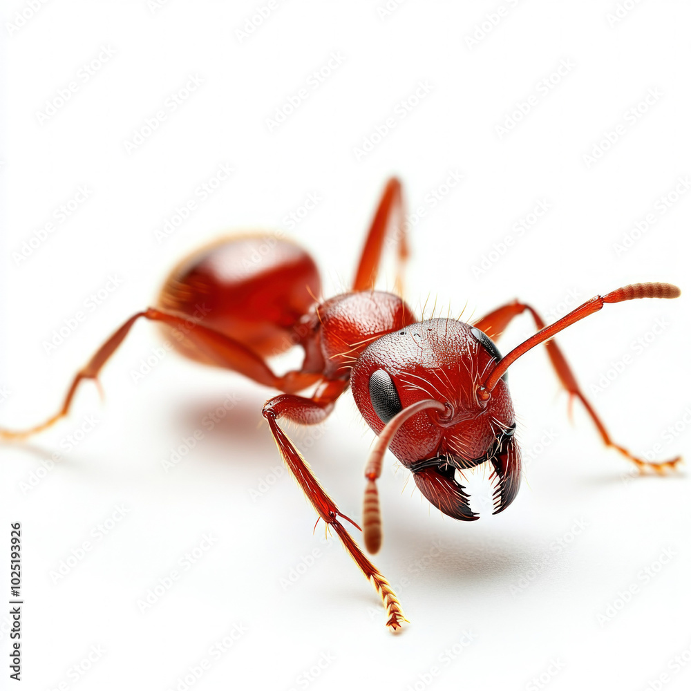Red Ant Isolated Red Ant Isolated