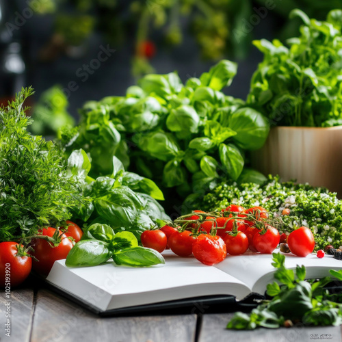 Recipe Book Isolated