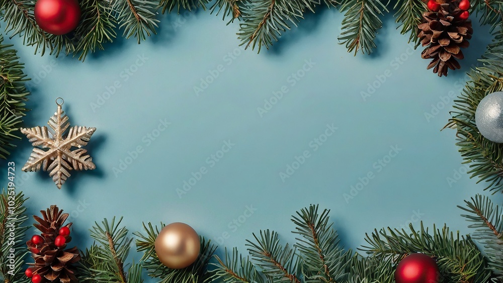 Free Photo christmas wreath with bells and ribbon greeting card Christmas border with copy space festive background Free Photo christmas wreath with bells and ribbon greeting card Christmas border with copy space festive background