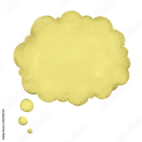 speech bubble illustration isolated on white background