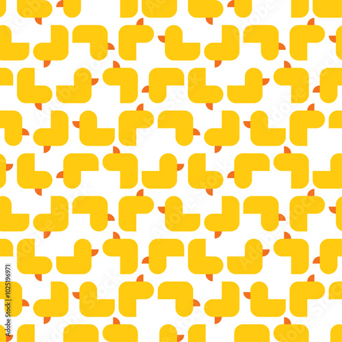 Rubber duck pattern seamless. toy Baby fabric texture. ornament for fabric