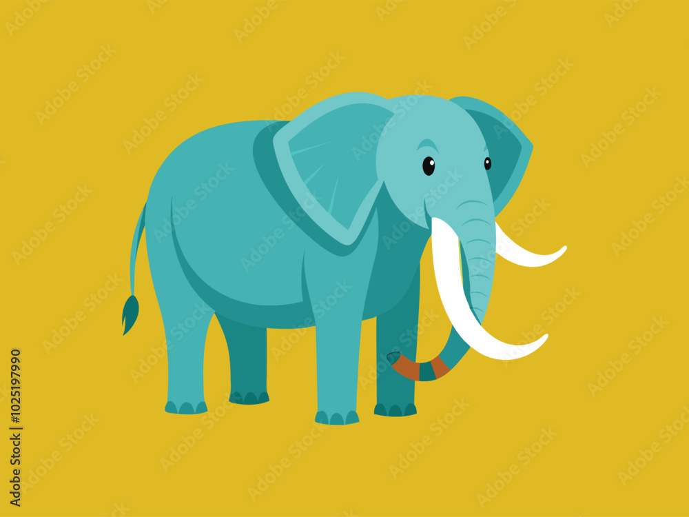 Fototapeta premium elephant cartoon illustration