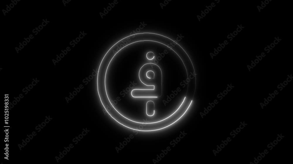 Currency Afghani Outline Icon in HD Video Neon Animation – Finance and Money Symbol on Black Background Currency Afghani Outline Icon in HD Video Neon Animation – Finance and Money Symbol on Black Background