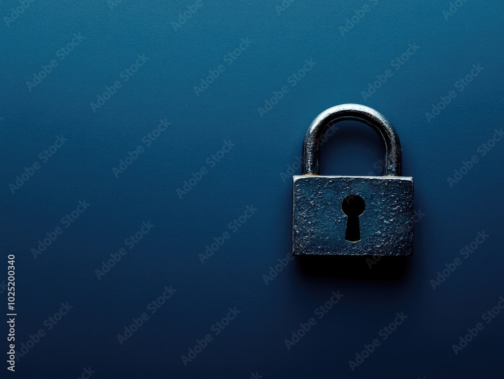 Naklejka premium lock and key