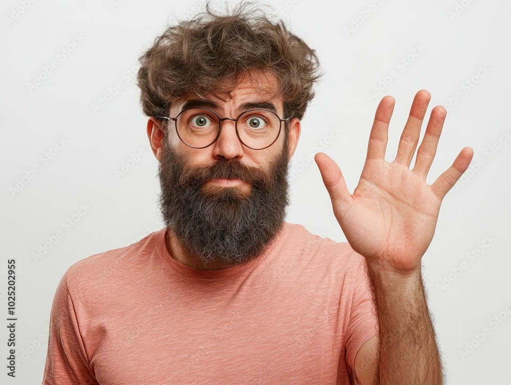 Obraz premium man with glasses