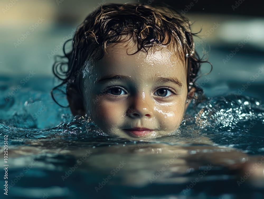 child in the pool child in the pool