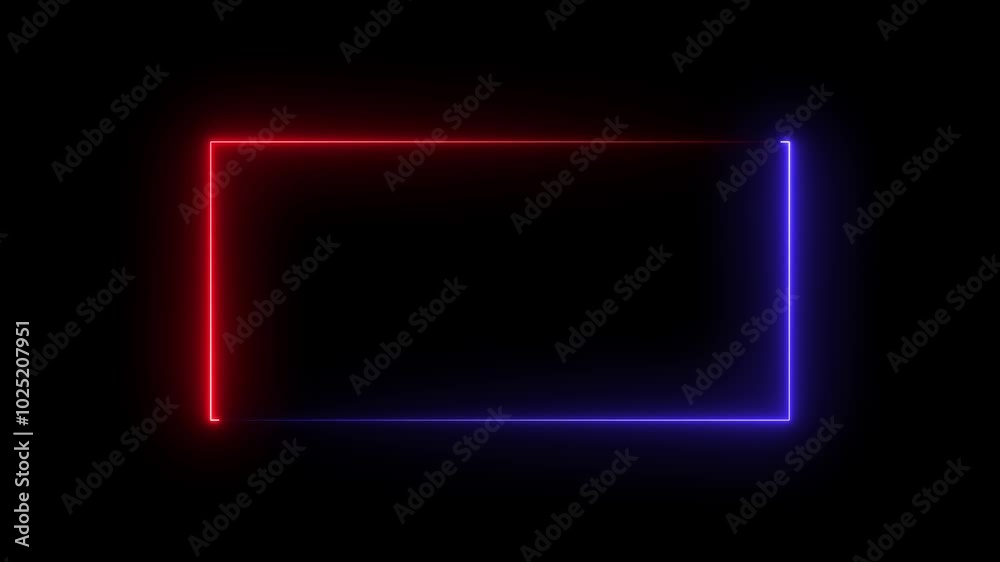 abstract Glowing Neon light loading icon red and blue background . abstract Glowing Neon light loading icon red and blue background .