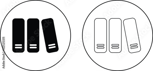 bookshelf, icon set, solid, education, black, vector, applied, anywhere, simple, perfact, modern, style, library, symbol, flat, line, design, collection, isolated, transparent, backgrounds, simplicity