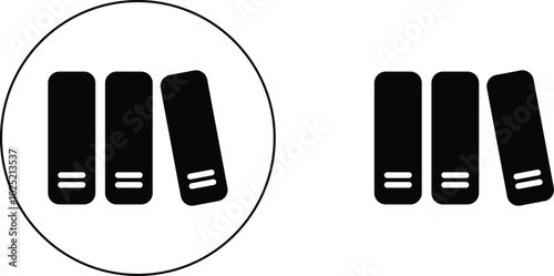 bookshelf, icon set, solid, education, black, vector, applied, anywhere, simple, perfact, modern, style, library, symbol, flat, line, design, collection, isolated, transparent, backgrounds, simplicity