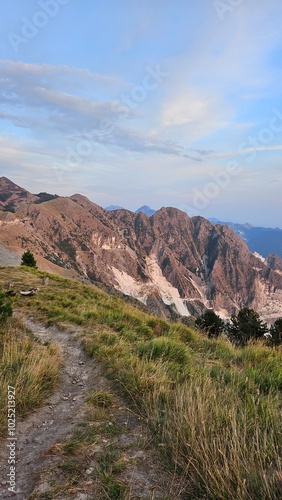 Landscape in the mountain at the morning