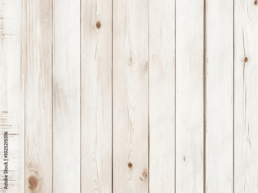 Naklejka premium White wooden planks arranged vertically create a clean and rustic background texture for various uses