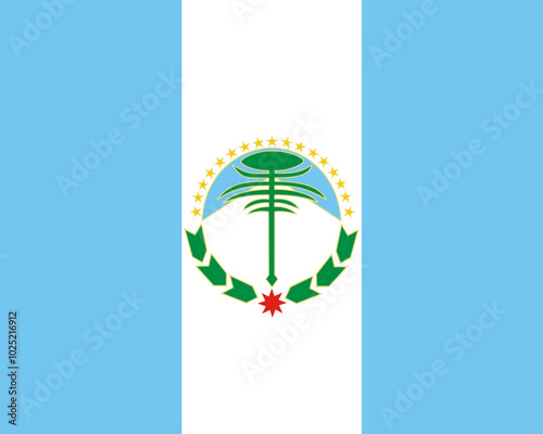 Flag of Neuquen Province (Argentine Republic, Argentina, South America) Neuquén