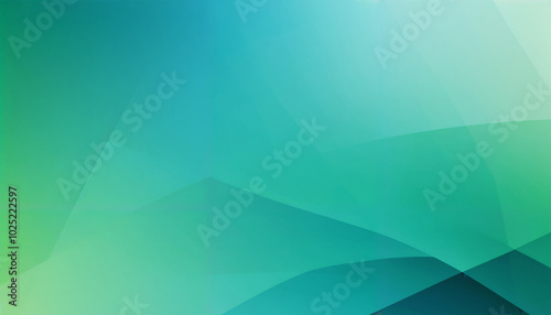 Abstract background with blue-green gradient, panels, and crosses for websites, business cards, ads, and magazines