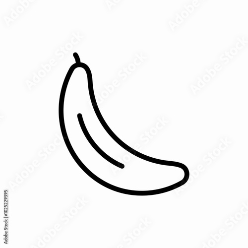 banana fruit icon sign vector