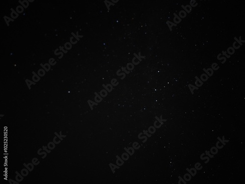 starry night sky view over isabella lake nevada photo