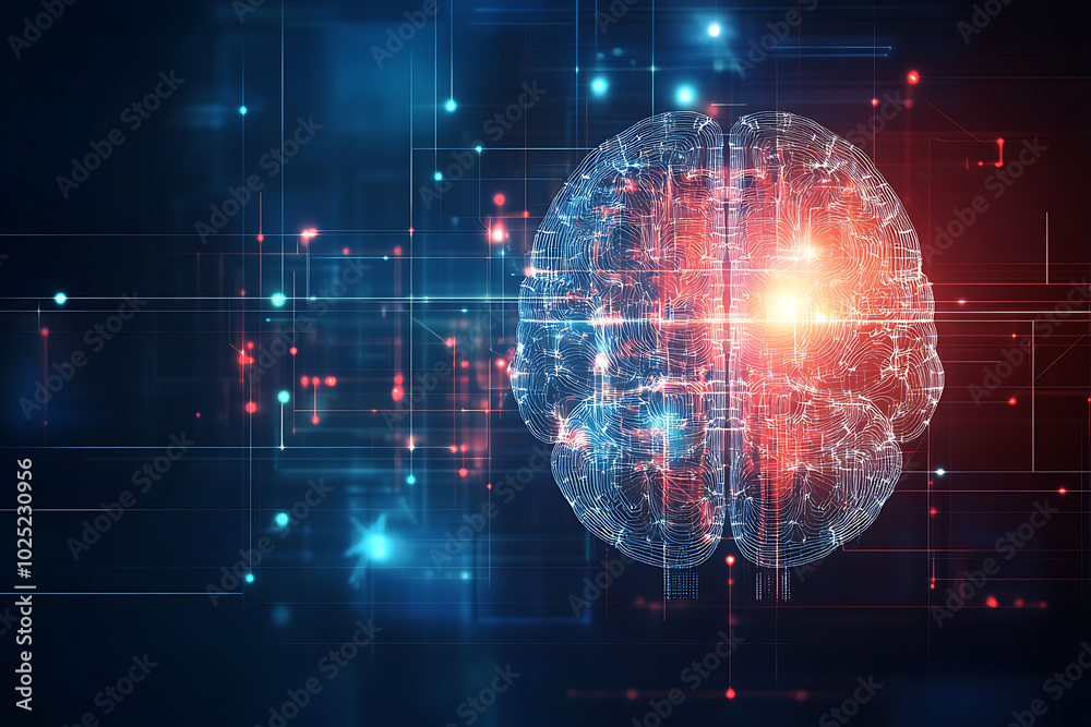 background human brain with modern data connections
background human brain with modern data connections