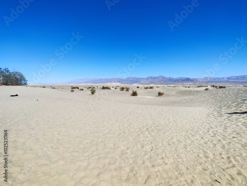 death valley landscape, sand desert view