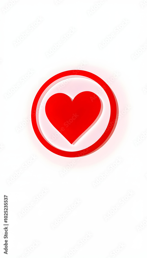 The symbol of a red stylized heart isolated with white highlights, png The symbol of a red stylized heart isolated with white highlights, png