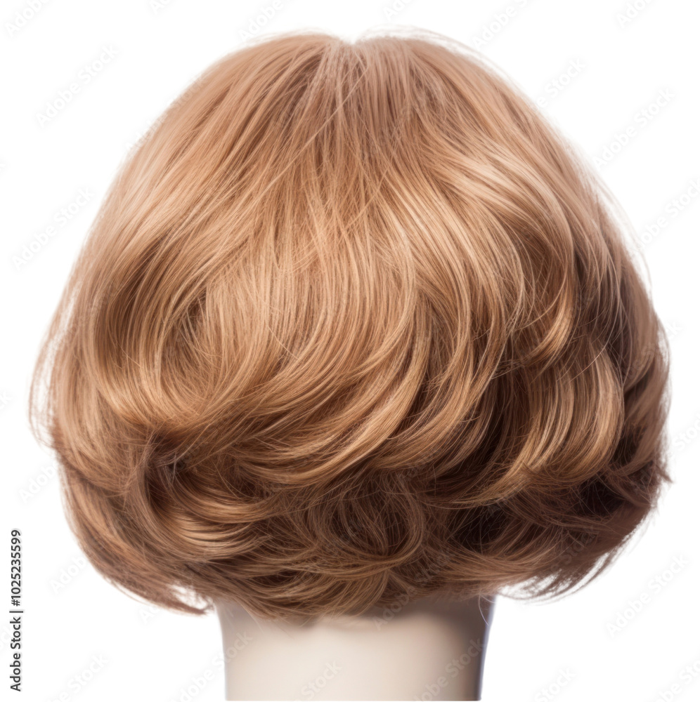 Naklejka premium PNG Wig hair white background perfection.