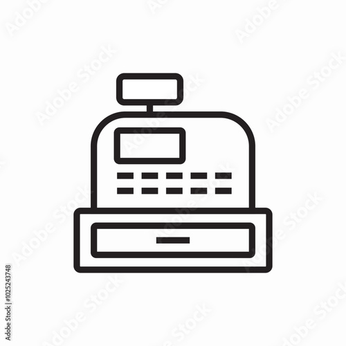 cash machine icon sign vector
