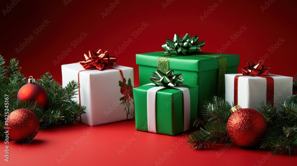 The Colorful Christmas Gift Arrangement The Colorful Christmas Gift Arrangement