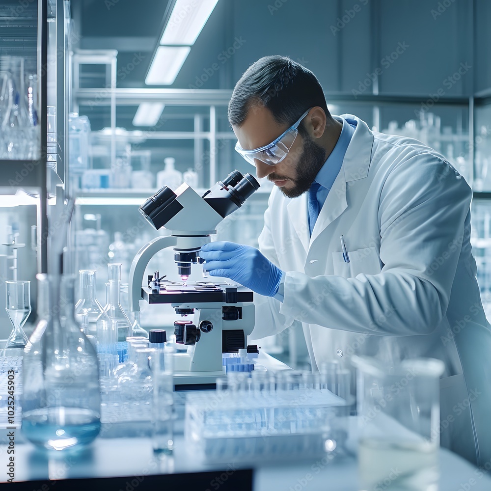 scientist working in laboratory scientist working in laboratory