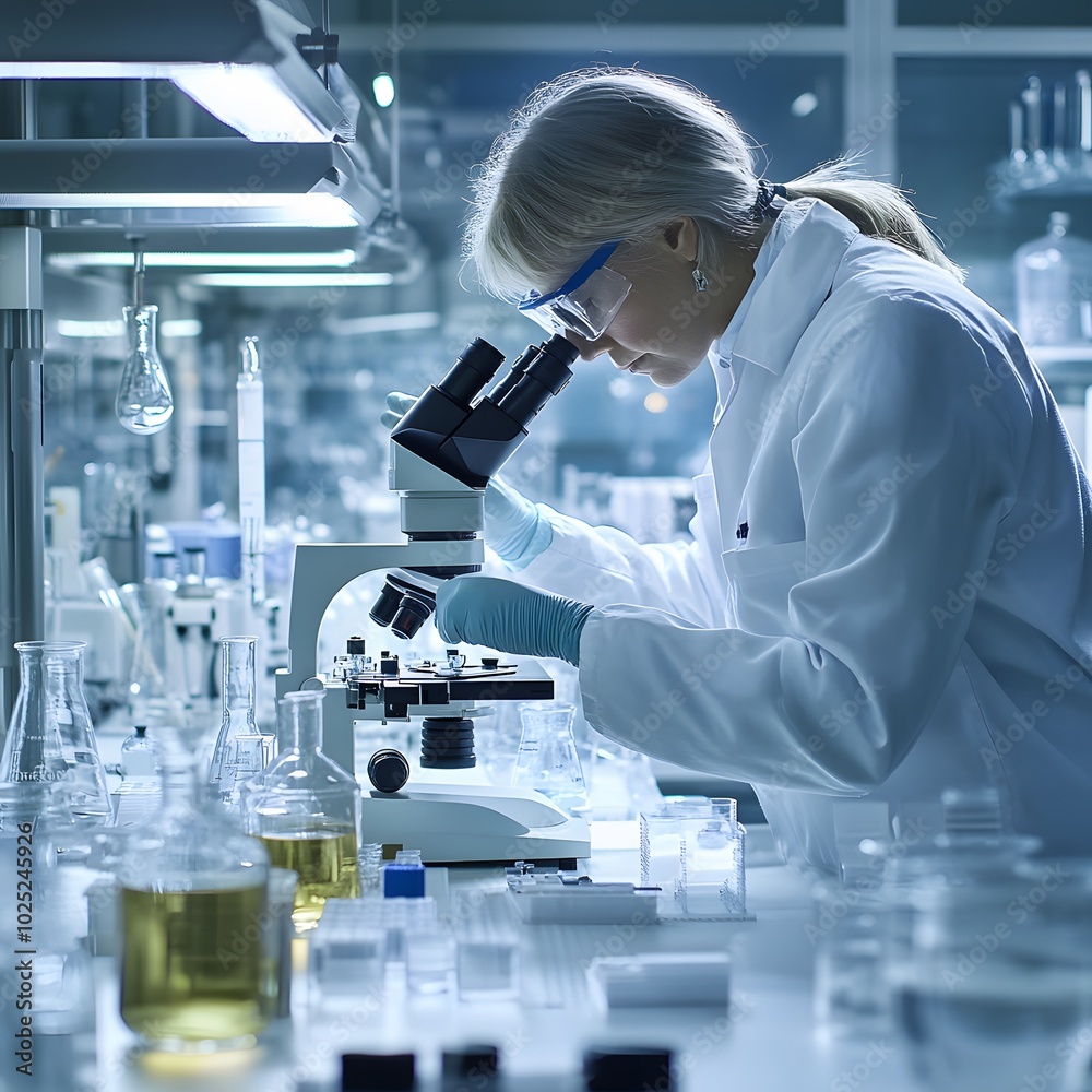 scientist working in laboratory scientist working in laboratory