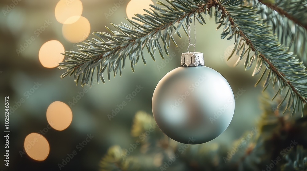 The Christmas Ornament on Tree The Christmas Ornament on Tree