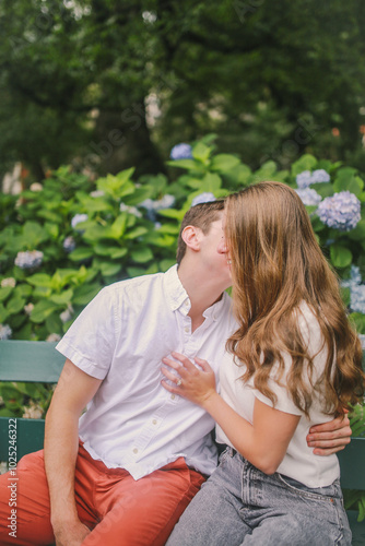couple's surprise marriage proposal in gramercy park in new york city  she said yes photo