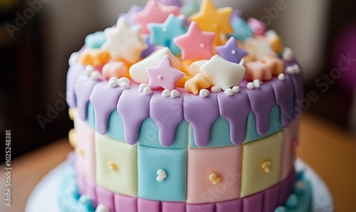 Birthday Cake Closeup