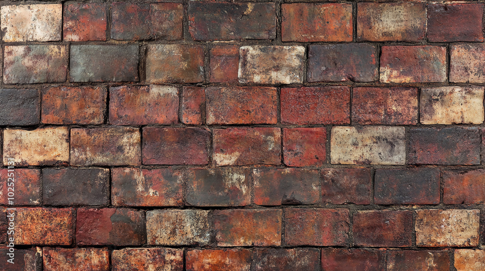 Old Brick Wall Texture Background Red Brown White Tones Old Brick Wall Texture Background Red Brown White Tones