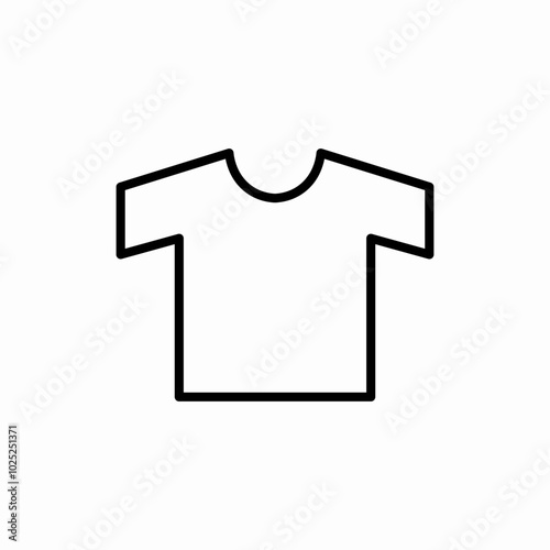 t shirt clothes icon sign vector
