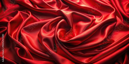 Luxury red satin smooth fabric background with wide angle view, luxury, elegant, texture, sheen, lustrous, stylish, silky, wide-angle, red, smooth, upscale, sumptuous, classy, luxurious