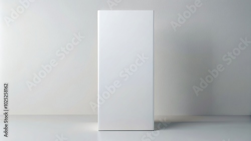 White tall vertical rectangle blank box from top side angle Macro  stock photo  blank  macro  top  box  tall  vertical  angle  rectangle
