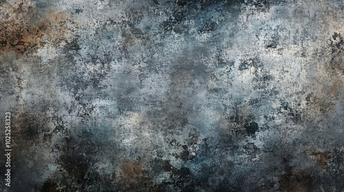 Abstract Dark Grey Blue Grunge Texture Background