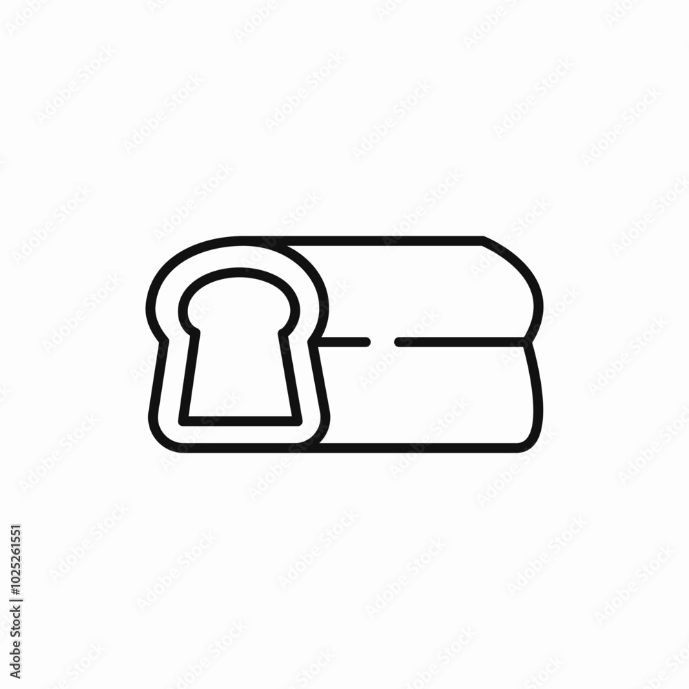 bread bakery icon sign vector bread bakery icon sign vector