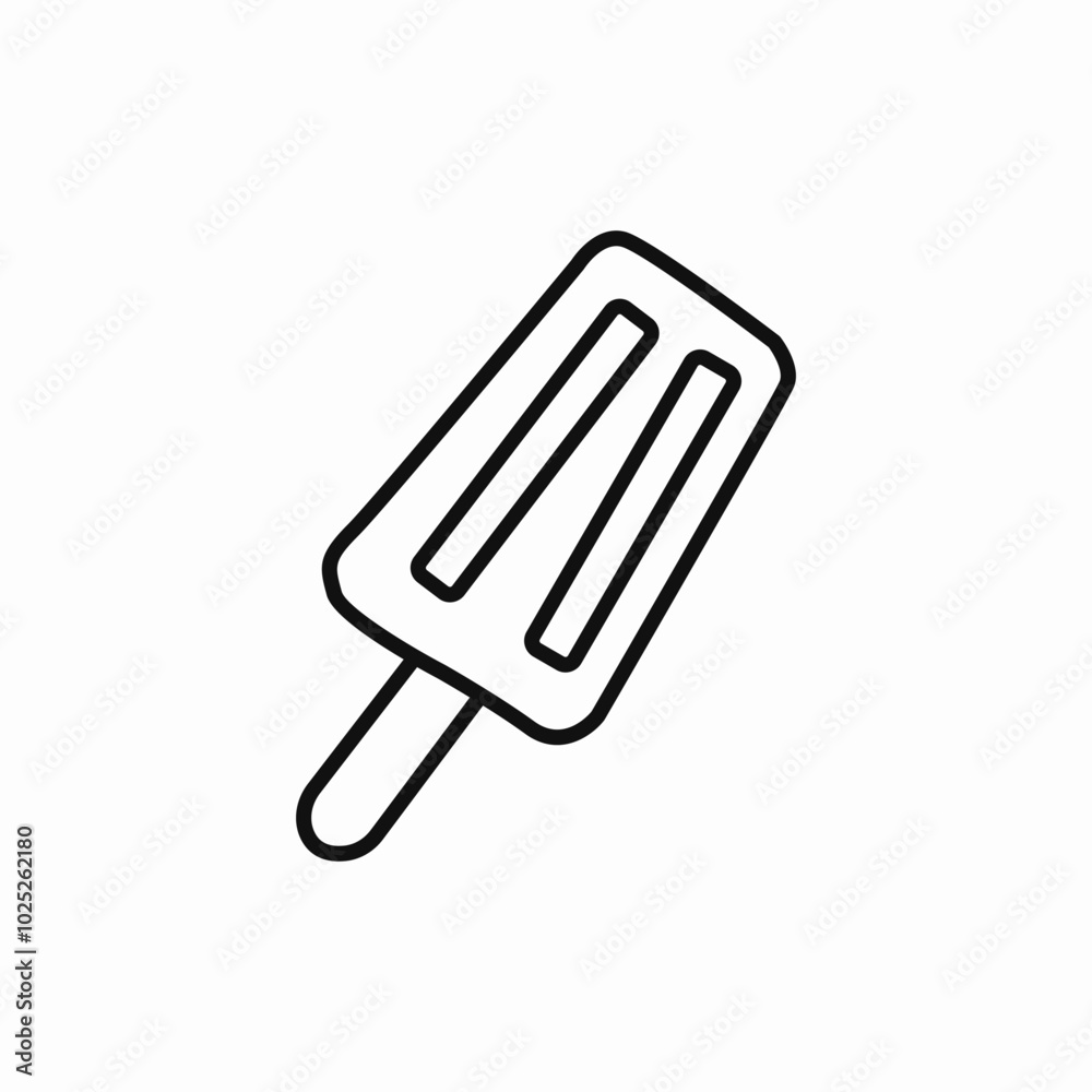 fruity ice icon sign vector