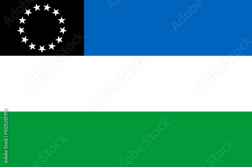 Flag of Rio Negro Province (Argentine Republic, Argentina, South America) Río Negro, Black River