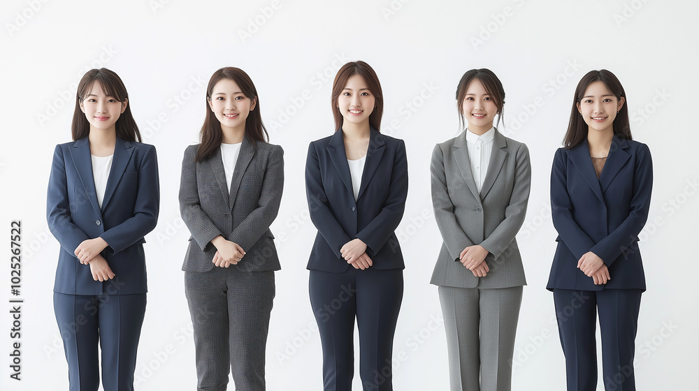 日本人の若いビジネスウーマン 日本人の若いビジネスウーマン