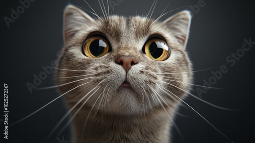 cat, taking selfie, looking at camera, funny face generative ai