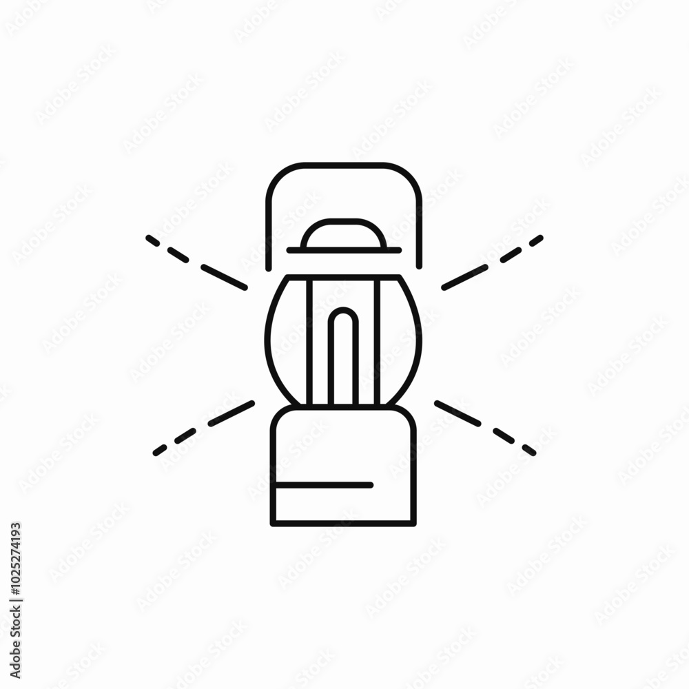 kerosene lamp icon sign vector kerosene lamp icon sign vector