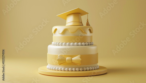 Graduation-Cake-With-Cap-Design.jpg,Graduation Cake with Cap Design - perfect for graduation parties celebratory events or milestone achievements