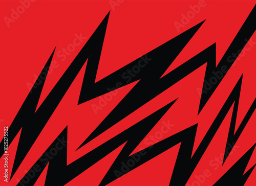 Abstract background with zigzag spike pattern and with some copy space area