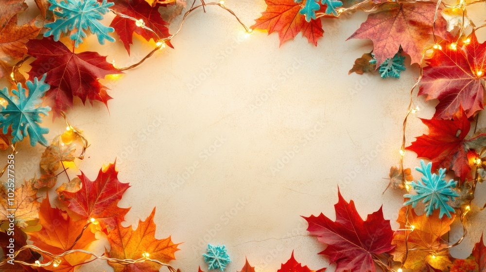 The Autumn Leaf and Snowflake The Autumn Leaf and Snowflake