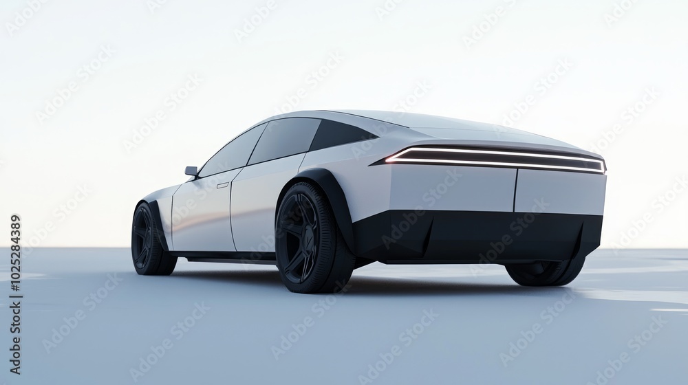 Futuristic Electric Vehicle Concept Design with Minimalist Aesthetics and Ultra-Detailed Finish Futuristic Electric Vehicle Concept Design with Minimalist Aesthetics and Ultra-Detailed Finish