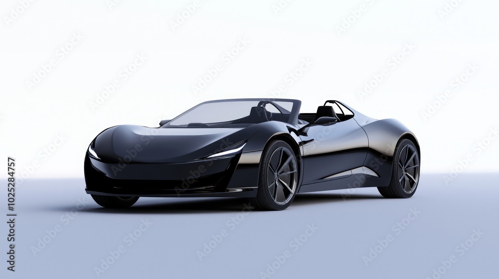 Futuristic Electric Roadster Concept Car Design 3D Render Illustration with Minimalistic Interior Emphasizing Driving Experience Futuristic Electric Roadster Concept Car Design 3D Render Illustration with Minimalistic Interior Emphasizing Driving Experience