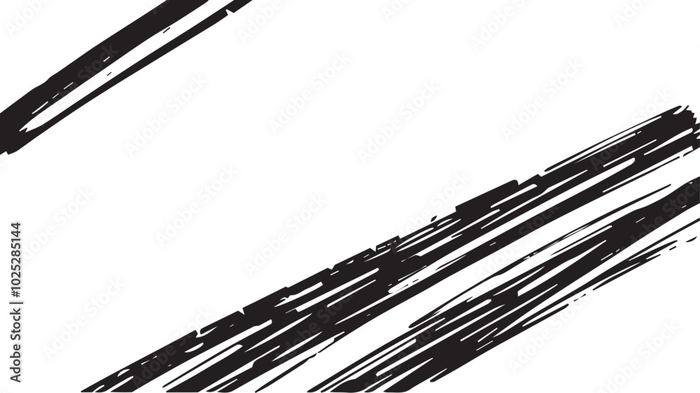 Diagonal Lines in Black and White