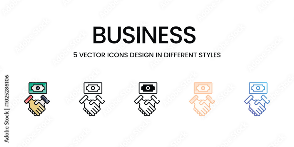 Business vector icons set ready to use stock illustration Business vector icons set ready to use stock illustration