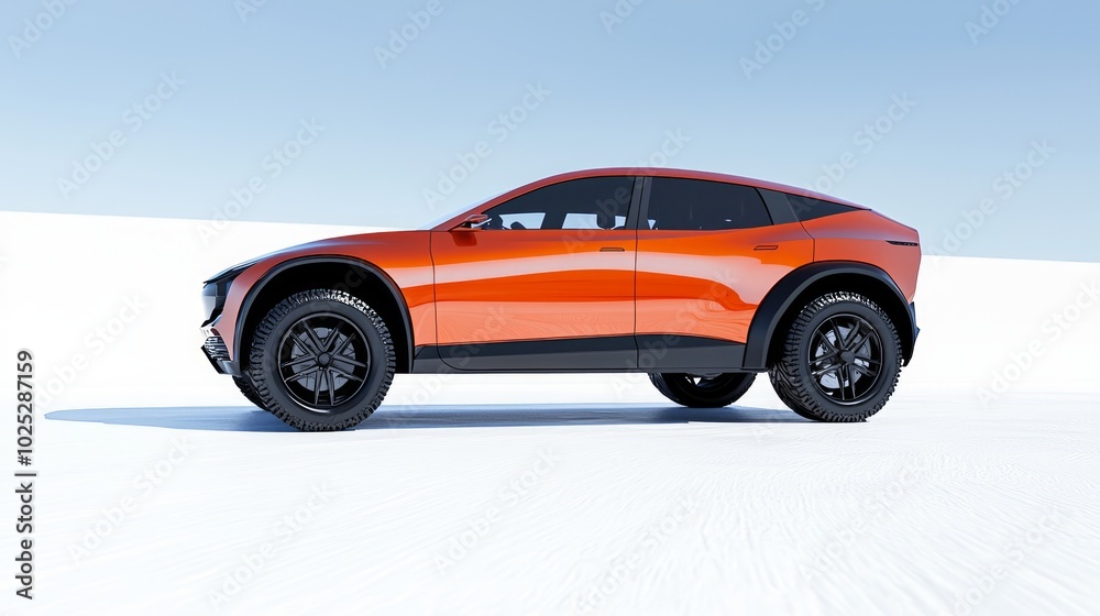 Futuristic Electric Sports Utility Vehicle Concept with Ultra-Detailed Design for Families - 3D Render Illustration Futuristic Electric Sports Utility Vehicle Concept with Ultra-Detailed Design for Families - 3D Render Illustration